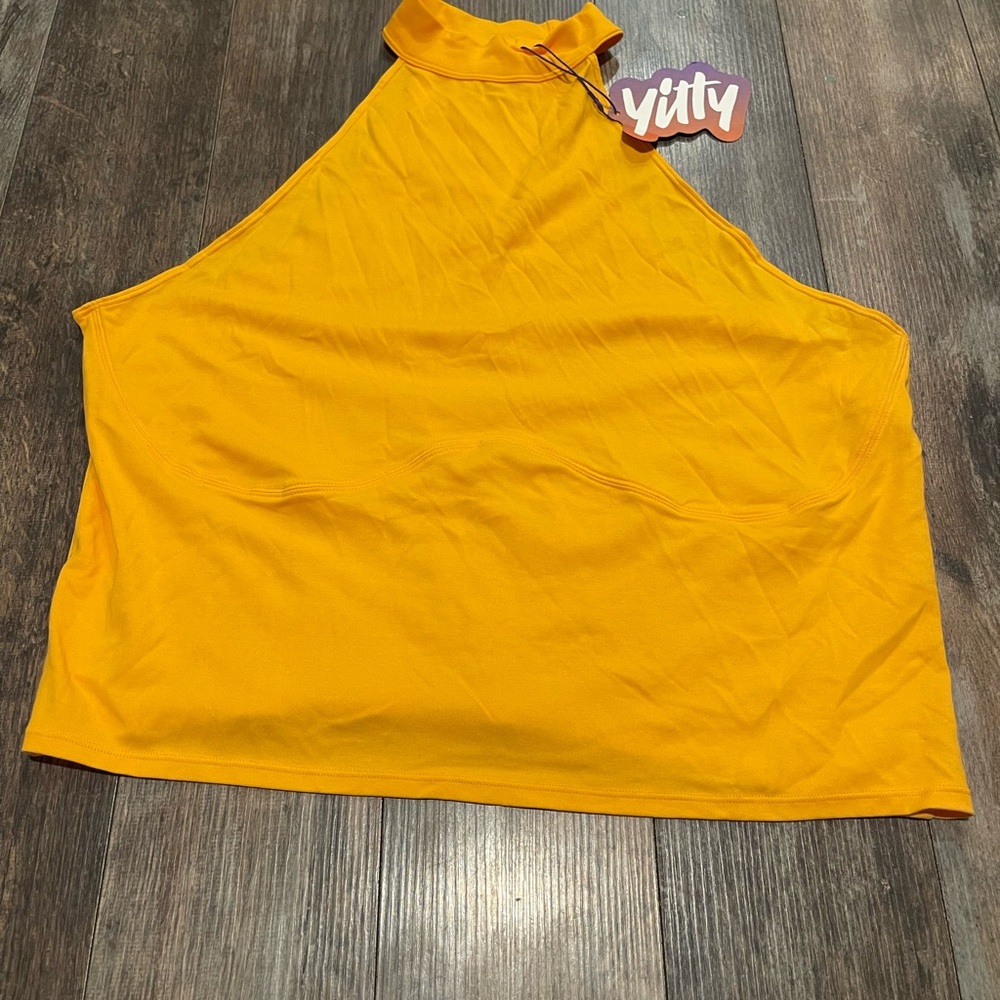 🩷HOST PICK🩷Yitty Women's Yellow Halter Top